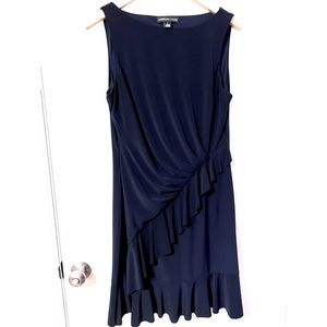 Sexy navy dress by American living in ladies size 14